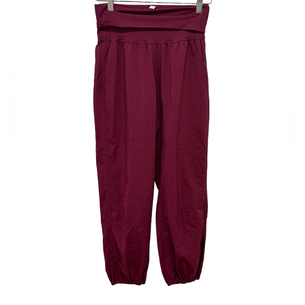 Lululemon Studio Harem Jogger Pants Magenta Purple Size 4